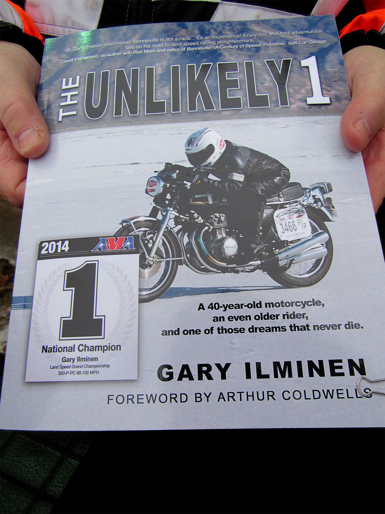 Dream achieved on the Bonneville Salt Flats